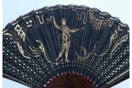 The marmot showman, fan circa 1800