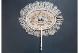 The goat and the dog,  fixed fans circa 1860-70