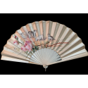 The four kitten, late 19th century fan