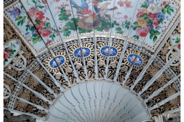 Le nid, éventail vers 1840