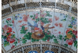 Le nid, éventail vers 1840