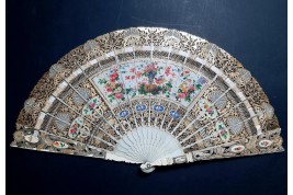 The nest, fan circa 1840