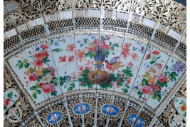 Le nid, éventail vers 1840