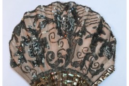 Small cardoons, Duvelleroy fan, circa 1900