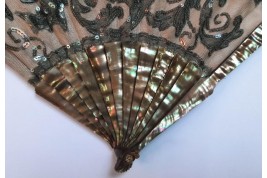 Small cardoons, Duvelleroy fan, circa 1900