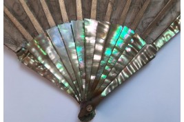 Small cardoons, Duvelleroy fan, circa 1900