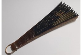 Scintillating bird-of-paradise, fan, circa 1900-10