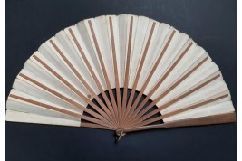 Le coq de Corsi, éventail début XXème siècle