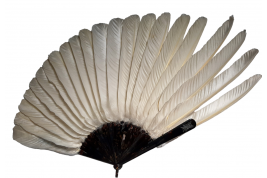 Pelican, fan by Faucon circa 1900-1930