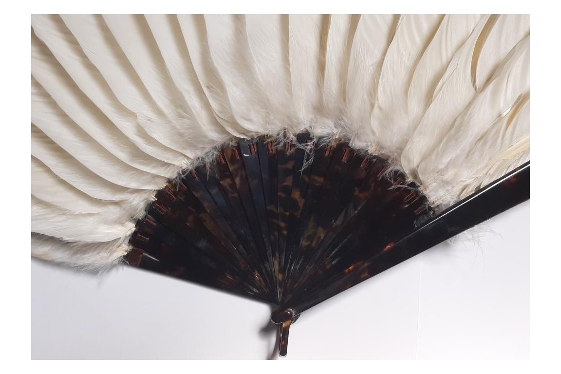 Pelican, fan by Faucon circa 1900-1930