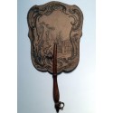 Garden and fountain, fixed fan circa 1740-50