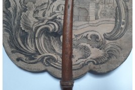 Garden and fountain, fixed fan circa 1740-50