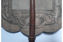 Garden and fountain, fixed fan circa 1740-50
