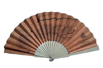 Montserrat. Topographical fan, circa 1900