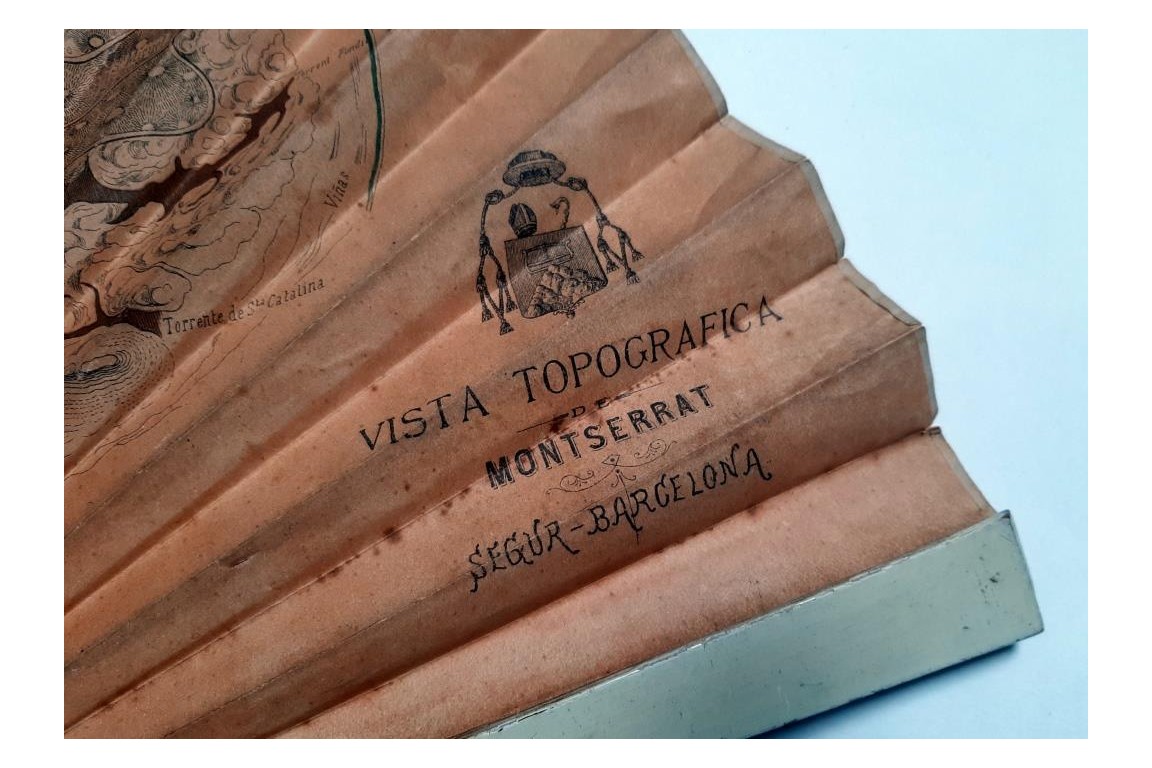 Montserrat. Topographical fan, circa 1900