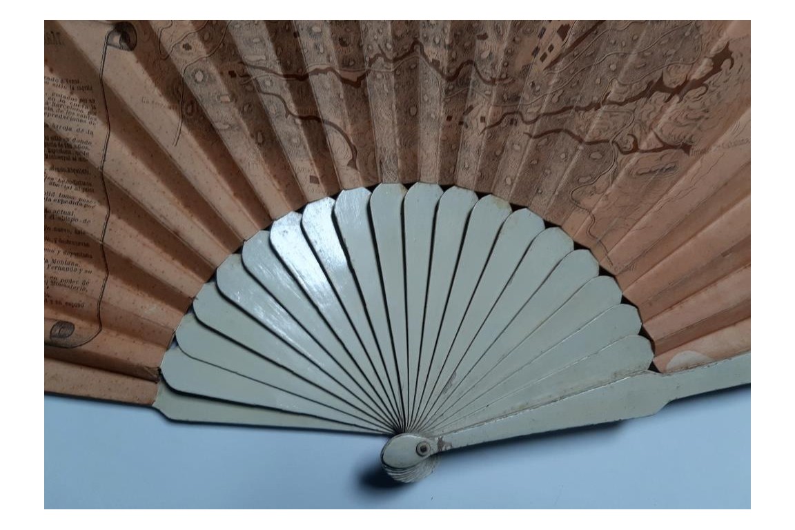 Montserrat. Topographical fan, circa 1900