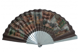 Montserrat. Topographical fan, circa 1900