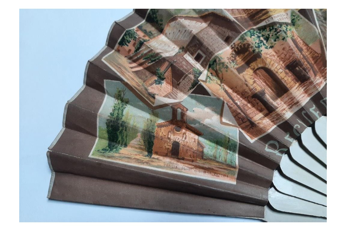 Montserrat. Topographical fan, circa 1900