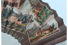 Montserrat. Topographical fan, circa 1900