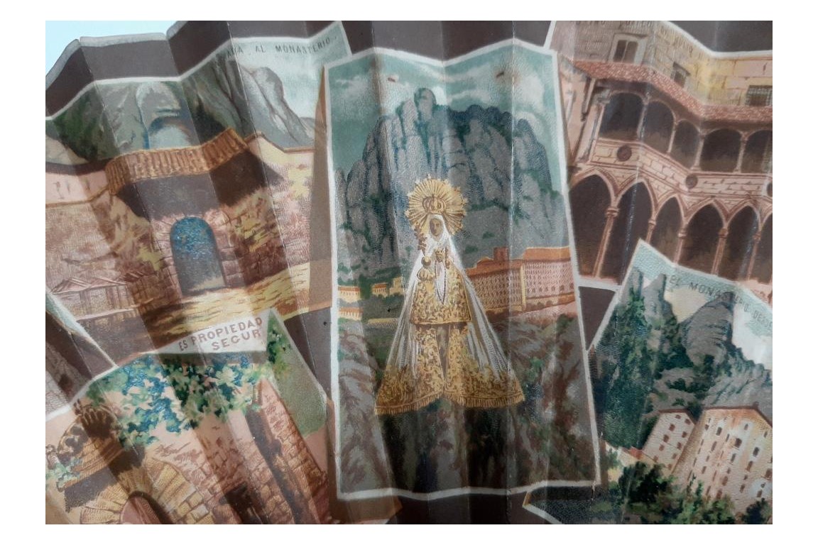 Montserrat. Topographical fan, circa 1900