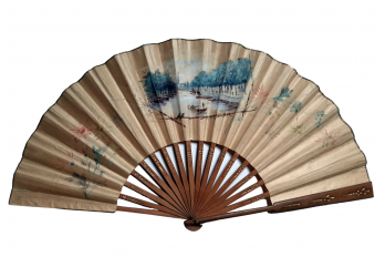 Amsterdam canals, Duvelleroy fan, late 19th century