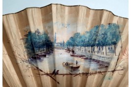 Amsterdam canals, Duvelleroy fan, late 19th century