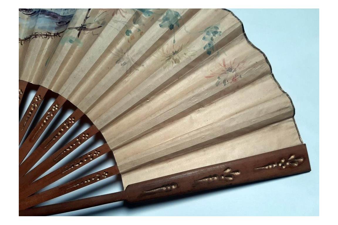 Amsterdam canals, Duvelleroy fan, late 19th century