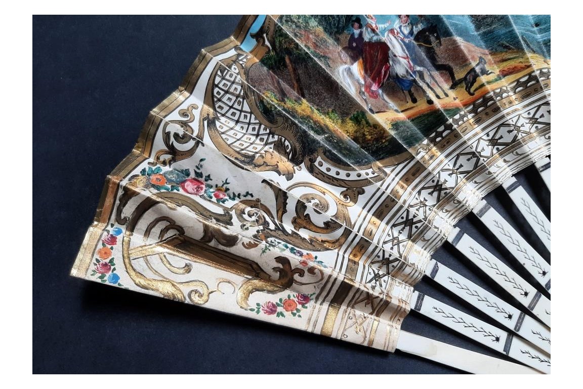 Port of Livorno, fan circa 1840-50