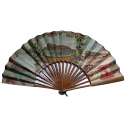 Souvenir de Gibraltar, éventail vers 1900-20