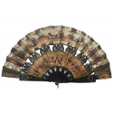Country peregrinations, fan circa 1860