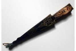 Country peregrinations, fan circa 1860
