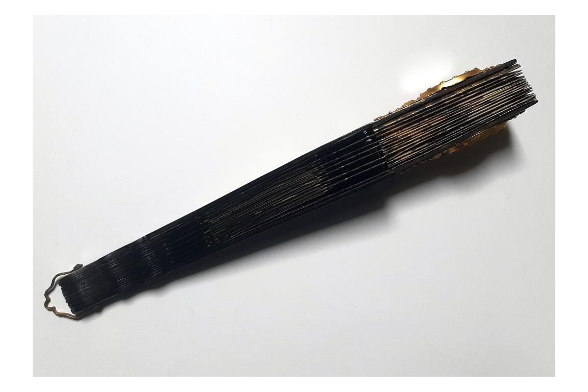 Country peregrinations, fan circa 1860