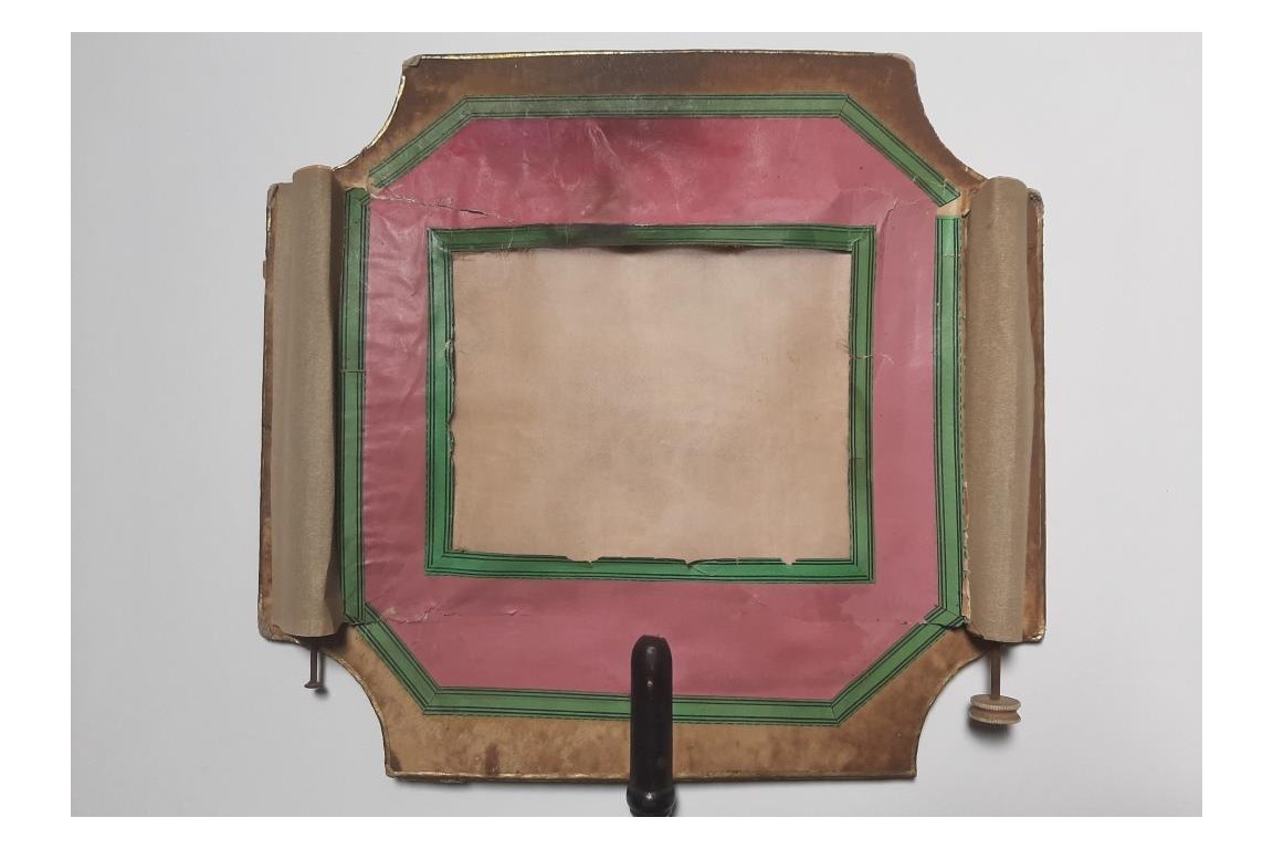 Swiss chalet, panoramic screen, circa 1830-40