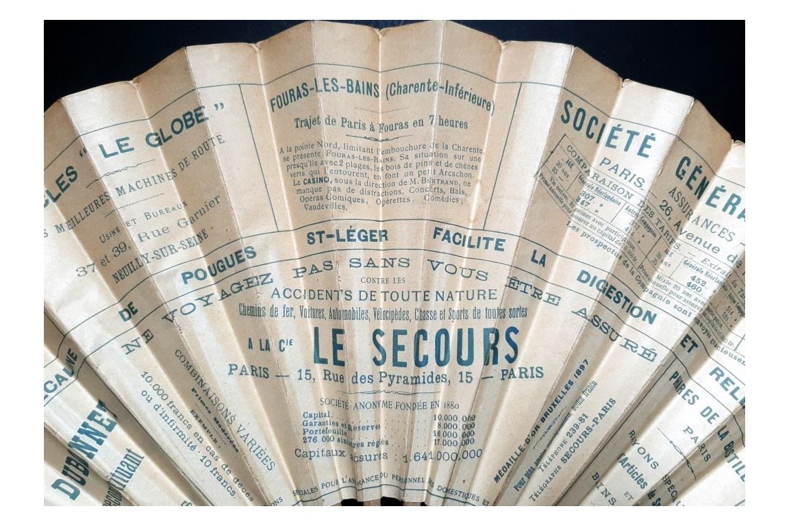 La Rochelle, Royan, Les Sables d'Olonne. fan for Chemins de fer de l'État. Circa 1900