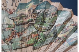 Biarritz, Pau, Arcachon.... Fan for Chemins de fer du Midi. Circa 1895