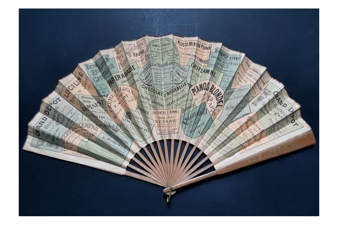 Biarritz, Pau, Arcachon.... Fan for Chemins de fer du Midi. Circa 1895