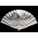 Fans in Spain, fan circa 1870