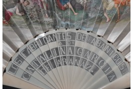 Fans in Spain, fan circa 1870