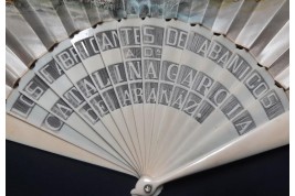 Le savoir-faire des fabricants d'éventails d'Espagne, éventail vers 1870