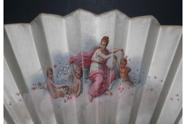 Fans in Spain, fan circa 1870