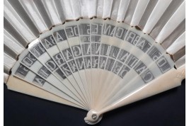 Fans in Spain, fan circa 1870