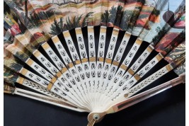Celebrations in the Swiss canton of Solothurn, fan circa 1820-30