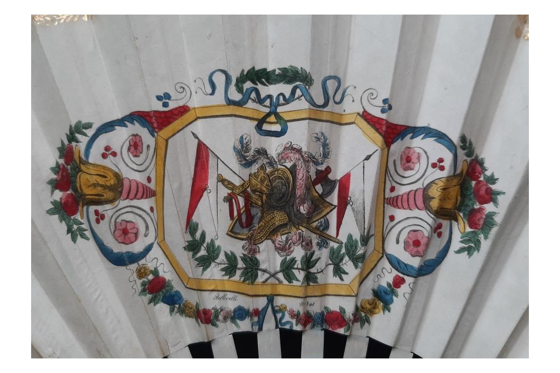 Celebrations in the Swiss canton of Solothurn, fan circa 1820-30