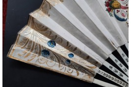 Celebrations in the Swiss canton of Solothurn, fan circa 1820-30