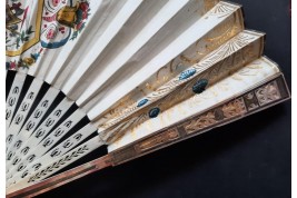 Celebrations in the Swiss canton of Solothurn, fan circa 1820-30