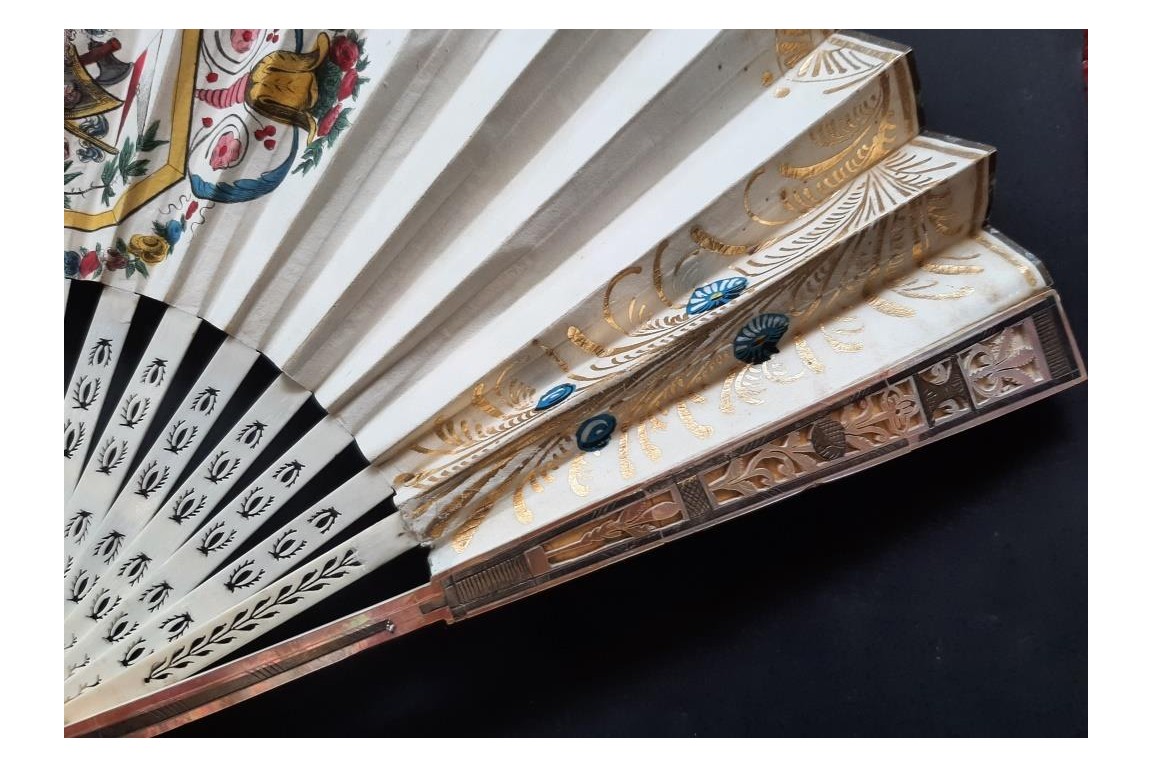 Celebrations in the Swiss canton of Solothurn, fan circa 1820-30