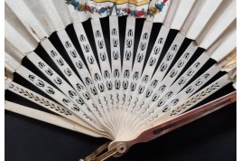 Celebrations in the Swiss canton of Solothurn, fan circa 1820-30