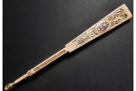 The gardening harvest. Fan circa 1790