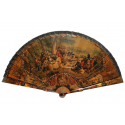 Hunting day, 19th century fan
