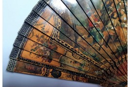 Hunting day, 19th century fan